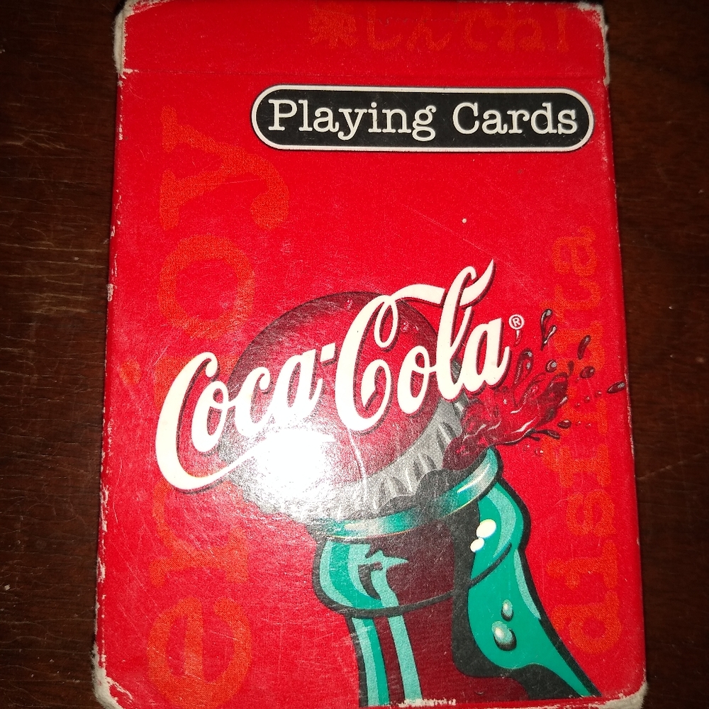 Vintage CocaCola playing cards